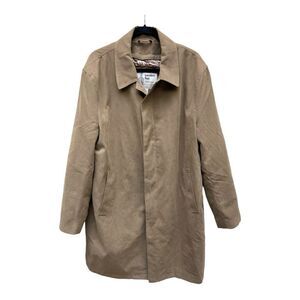 NWT London Fog British Kaki Trench Coat Size 42R Removable Liner Classic Office